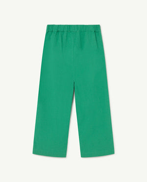 Elephant kids pants green love Trousers The Animals Observatory
