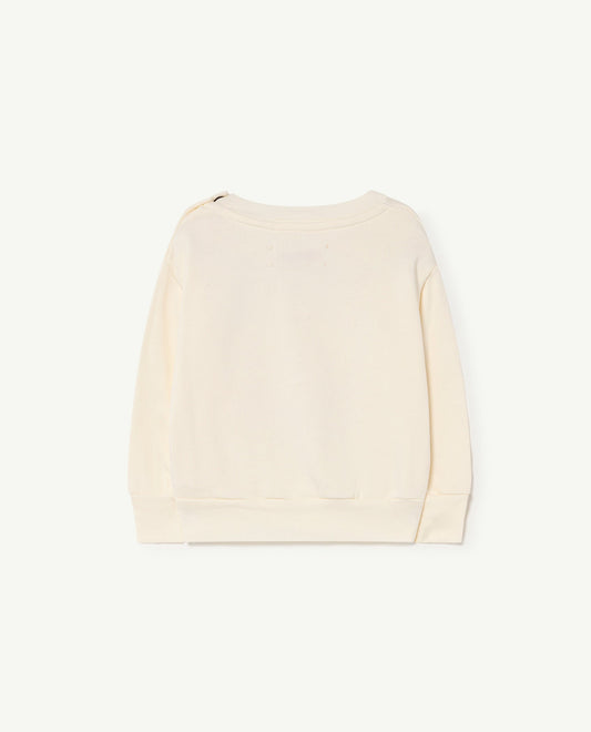 Bear baby sweatshirt white face Sweatshirts The Animals Observatory