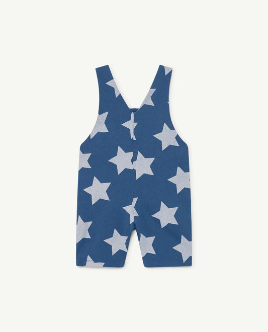 Mammoth baby jumpsuit Blue Stars Baby Grows The Animals Observatory