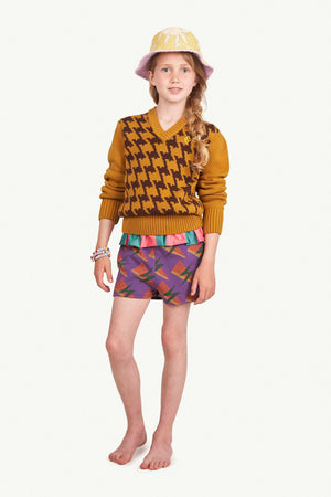 Toucan sweater Mustard Knitwear The Animals Observatory