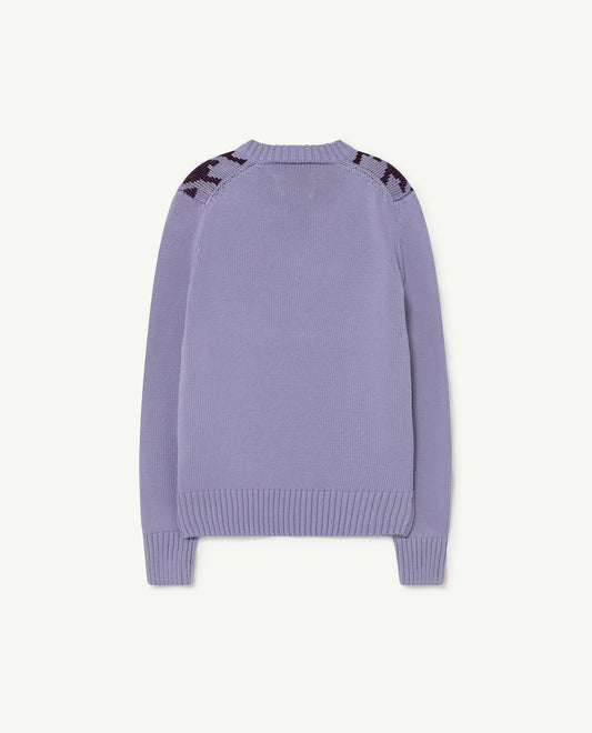 Toucan sweater Lavender Knitwear The Animals Observatory