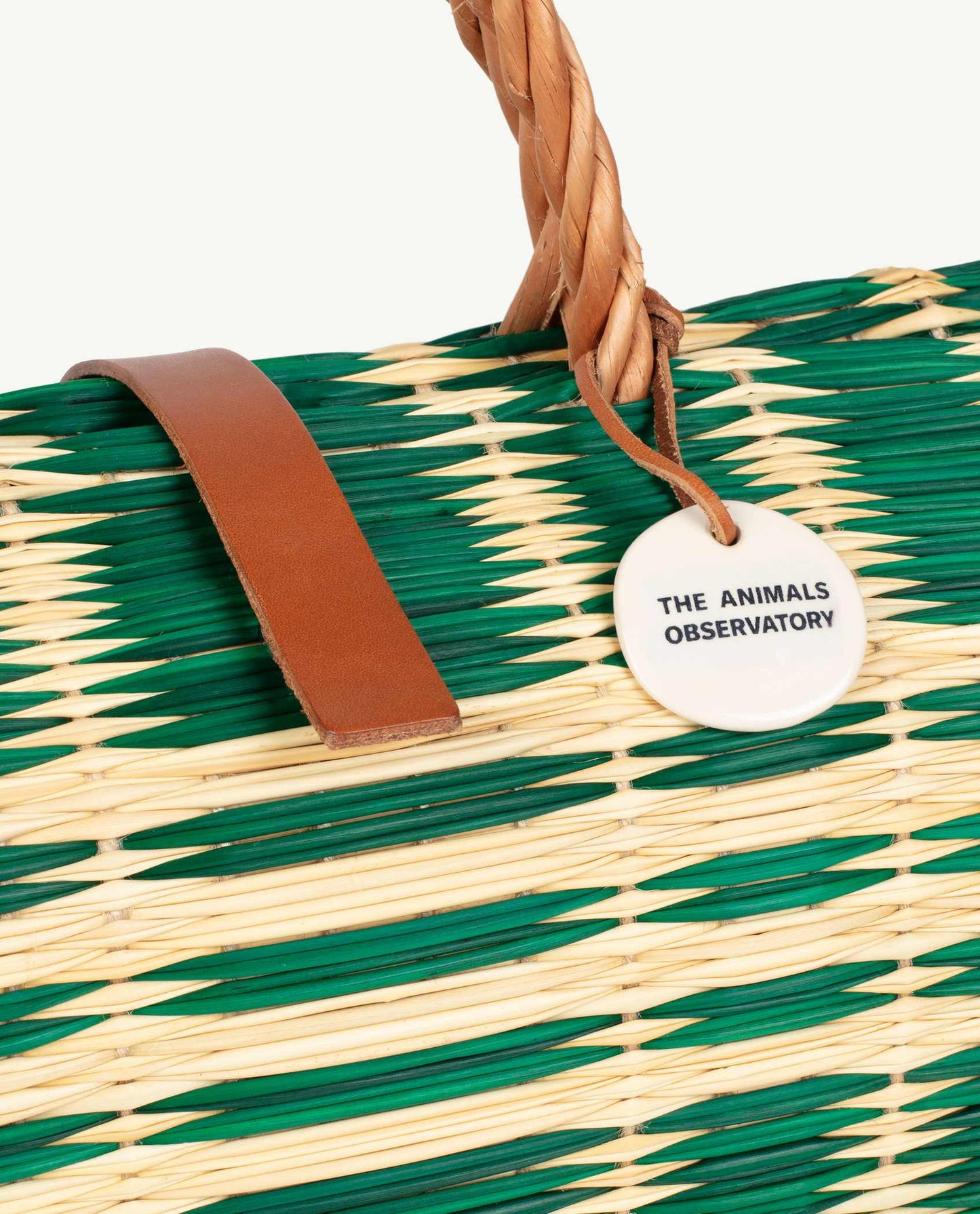 Basket bag green Accessories The Animals Observatory