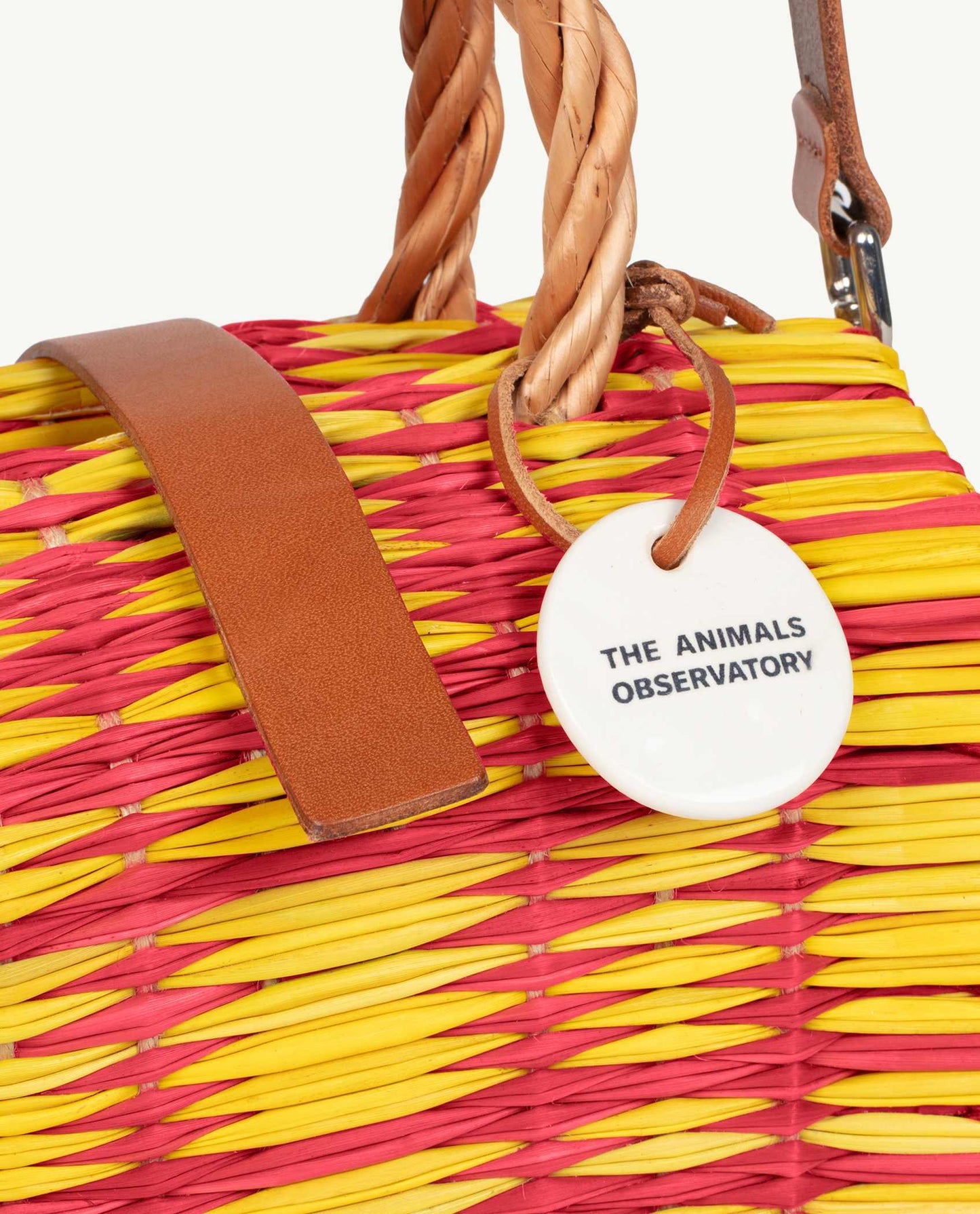 Mini Basket bag onesize bag yellow Accessories The Animals Observatory
