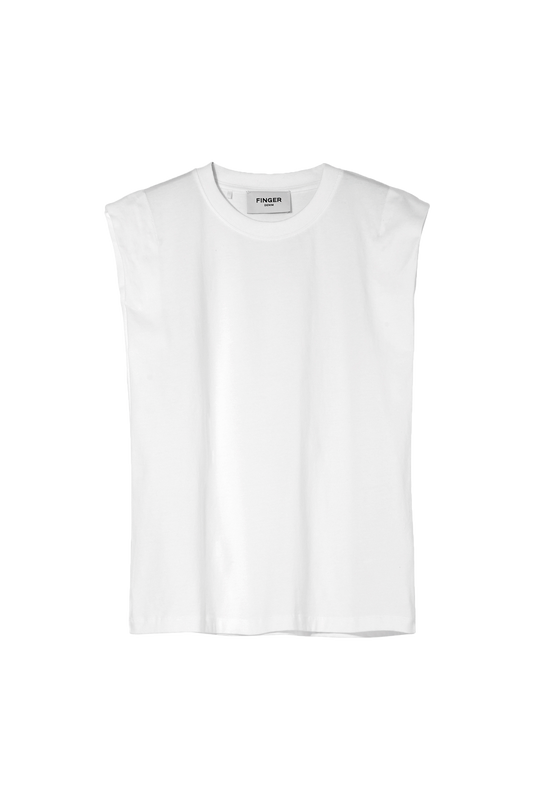 SC 003 White - Sleeveless T Shirt | Women