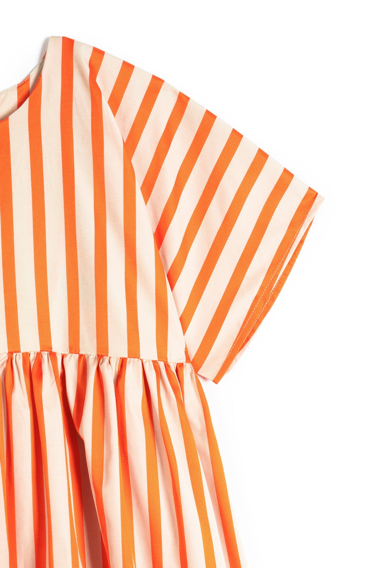Silvia Orange Stripes Dresses Wolf & Rita
