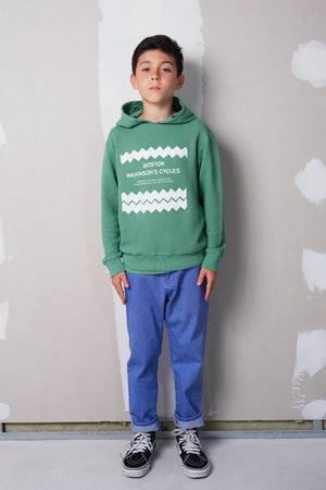 David Boston Green SWEATSHIRT Wolf & Rita