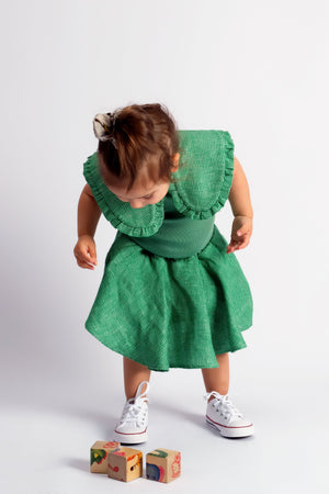 Luisa Green Linen SHORTS Wolf & Rita
