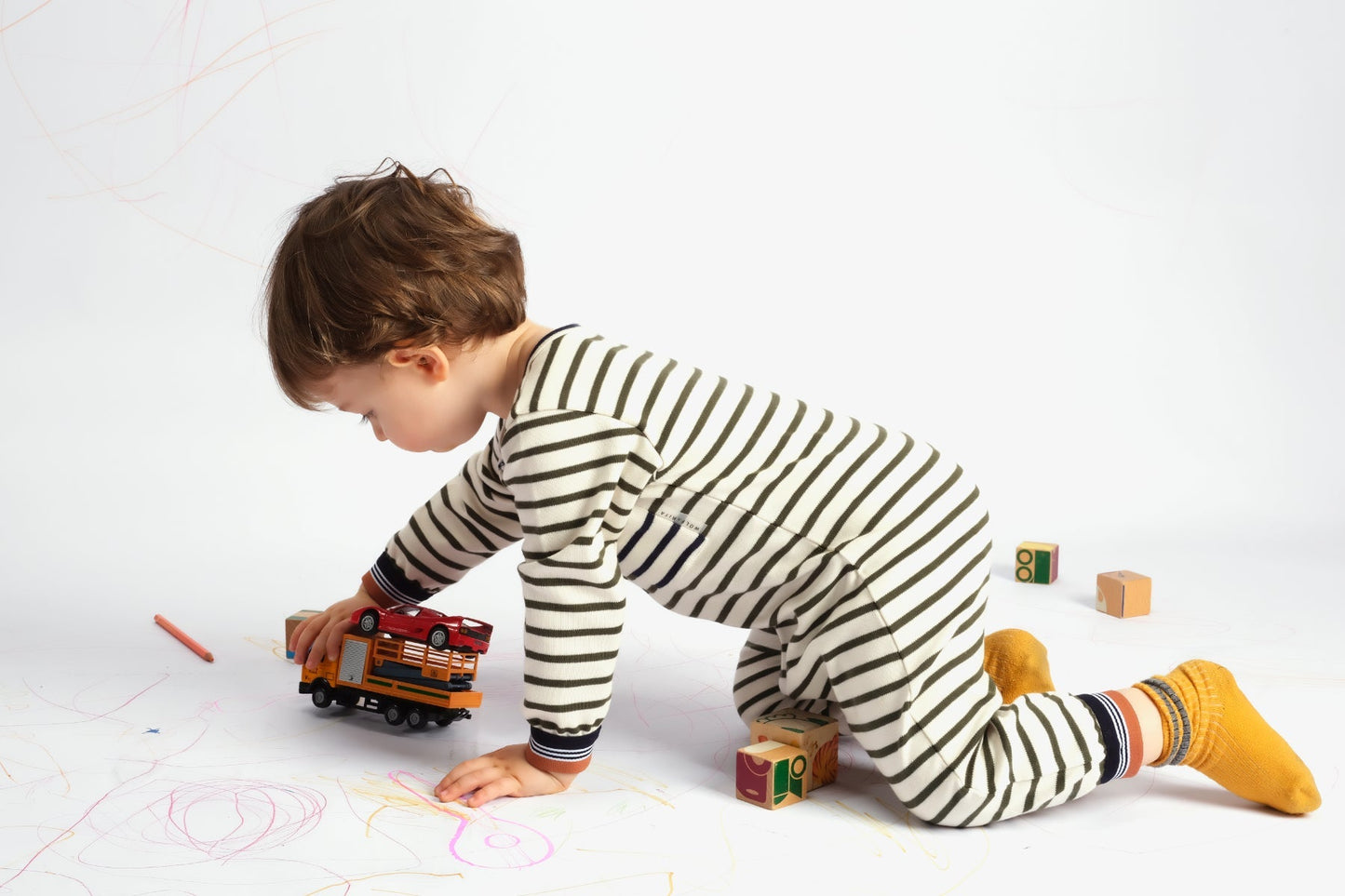 Laureano Green Stripes JUMPSUIT Wolf & Rita