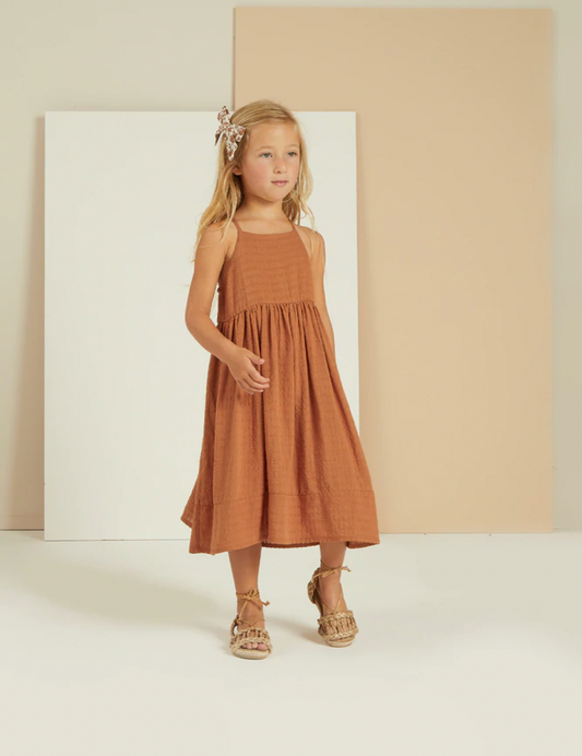 Ava dress terracotta