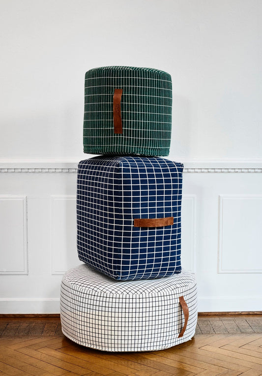 Sit On Me Pouf - Round - Offwhite Pouf OYOY