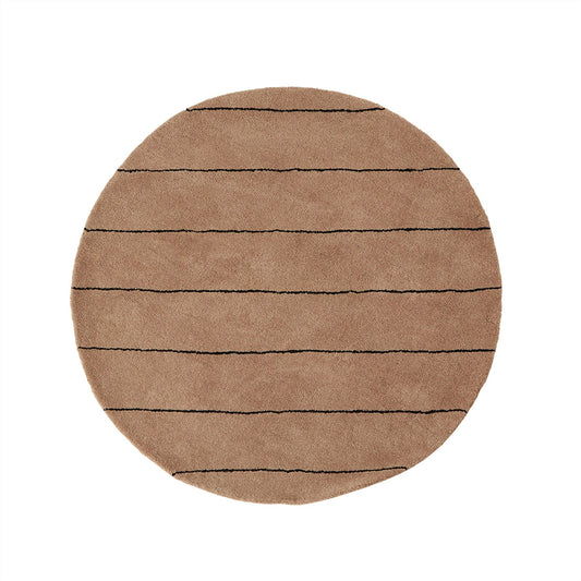 Circle Rug - Striped - Choko Rug OYOY