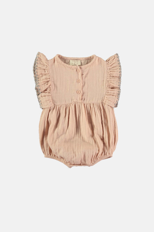 Tarahumara romper Baby Grows Coco au lait