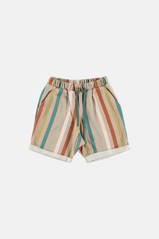 Tierra striped jersey shorts Shorts Coco au lait