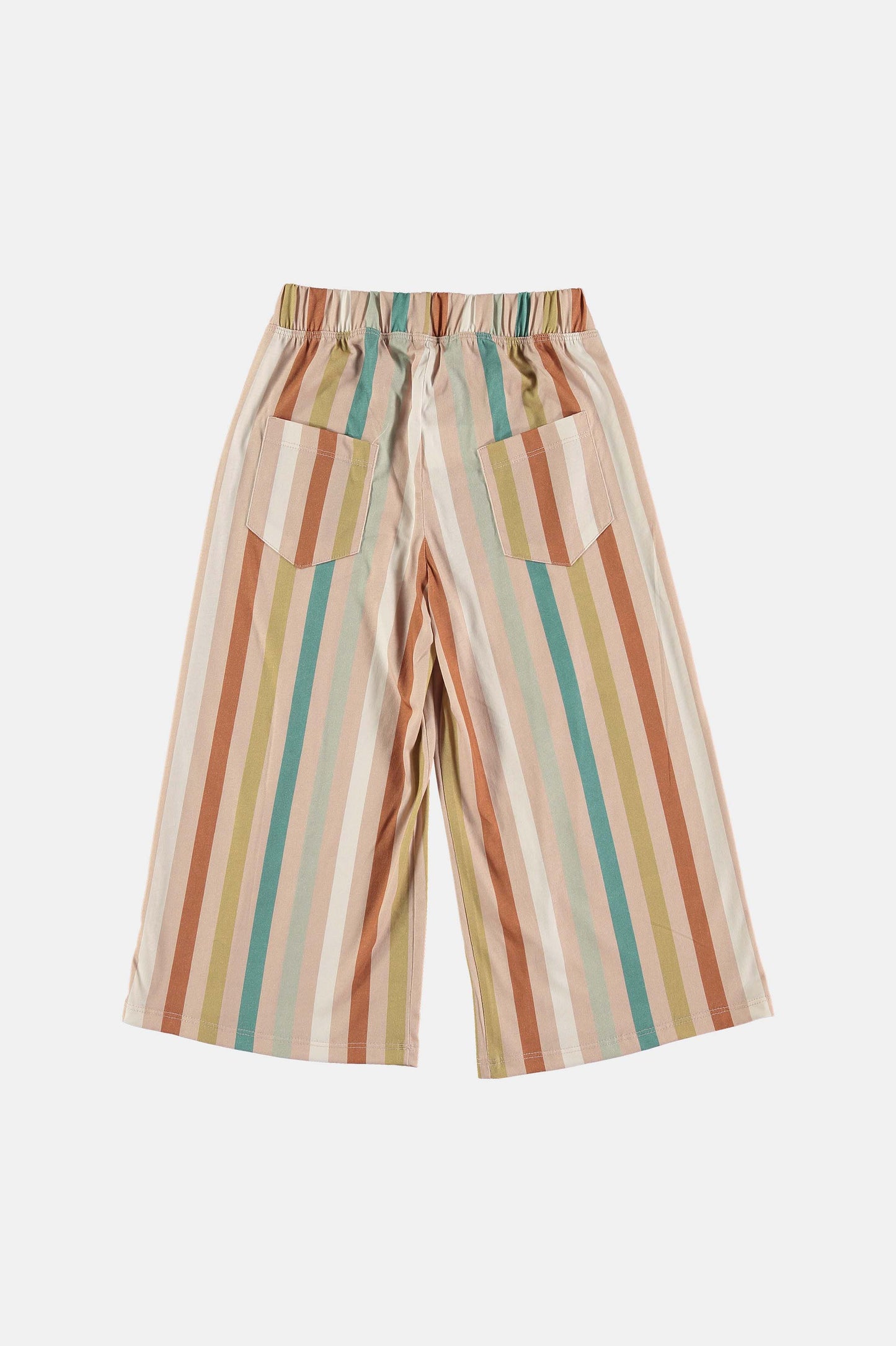 Tierra striped jersey wide leg trousers Trousers Coco au lait