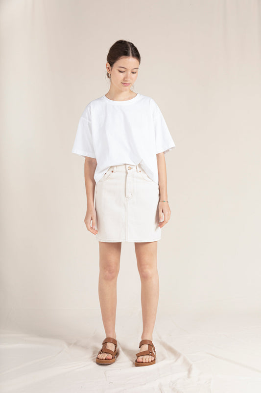 TORY Raw Ecru - Mini Skirt | Women