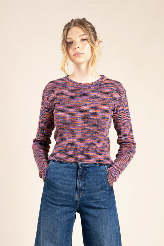 TRIBECA Purple - Long Sleeve Jumper