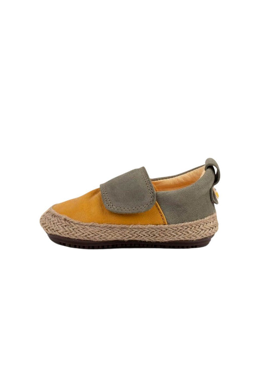 Mustard/Green Strap Espadrilles Shoes & Booties Dulis Shoes