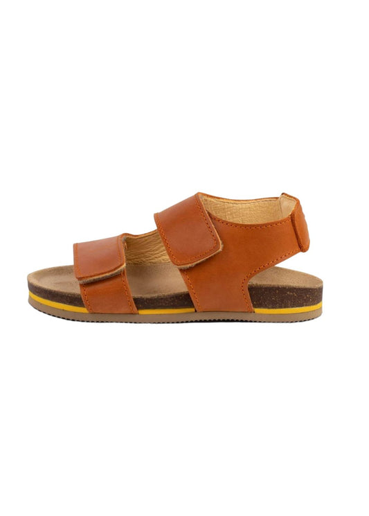 Orange D-Velcro Sandals Shoes Dulis Shoes