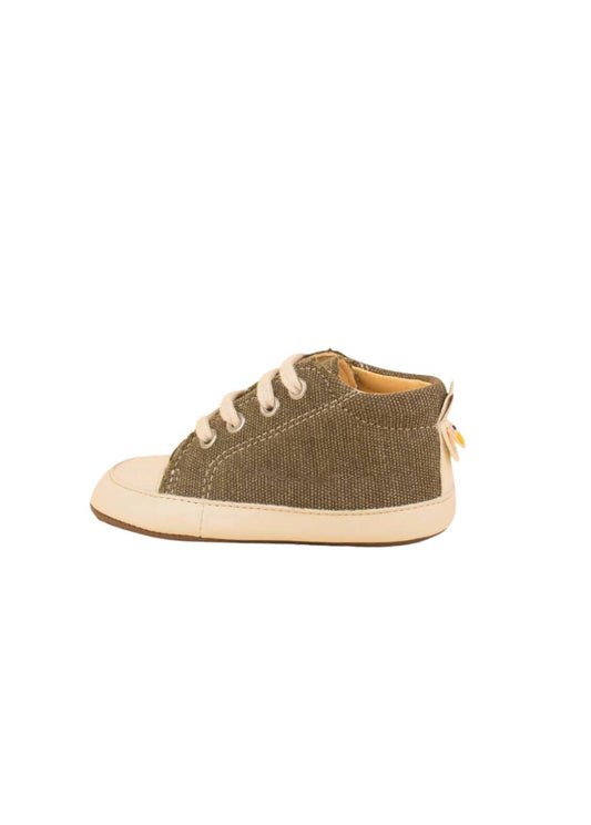Khaki Eco Sneaker Booties Shoes & Booties Dulis Shoes