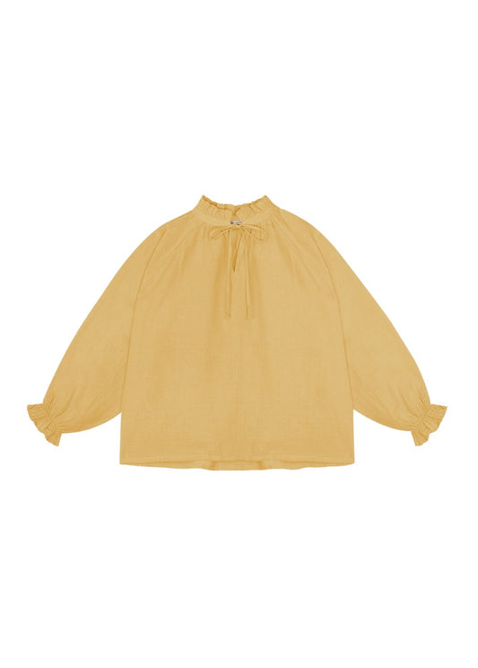 Olivia Woman Blouse Mustard Womenswear The New Society