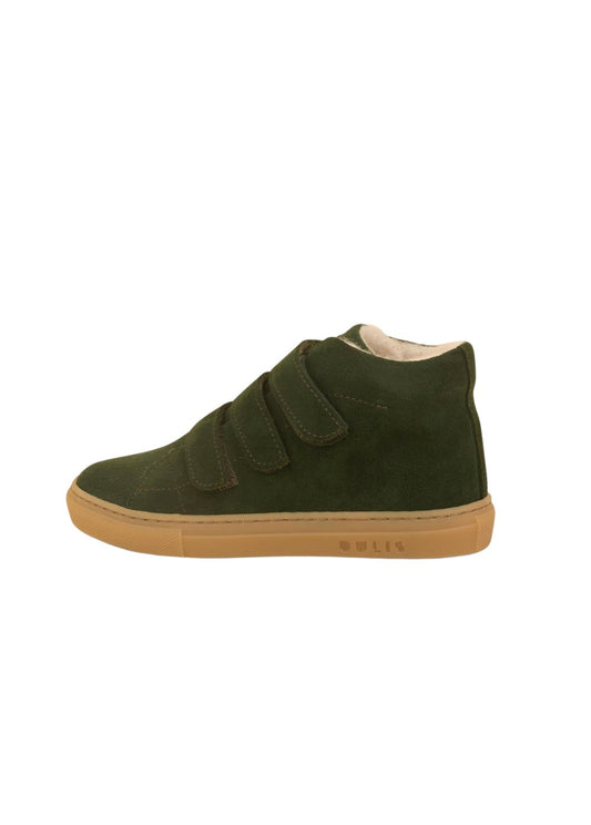 Green Velcro Mid Sneakers Shoes Dulis Shoes