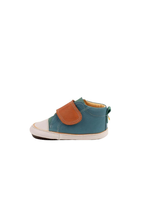 Aqua/Ocean Strap Sneaker Booties Shoes & Booties Dulis Shoes