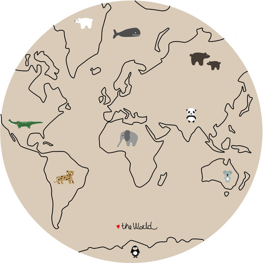 The World Chair Mat - Camel Rug OYOY