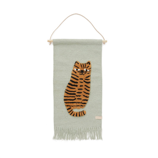 Wallhanger - Tiger - Green Wallhanger OYOY