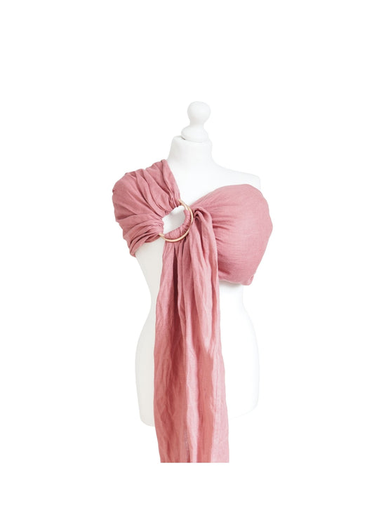 Linen Ring Sling: Desert Rose