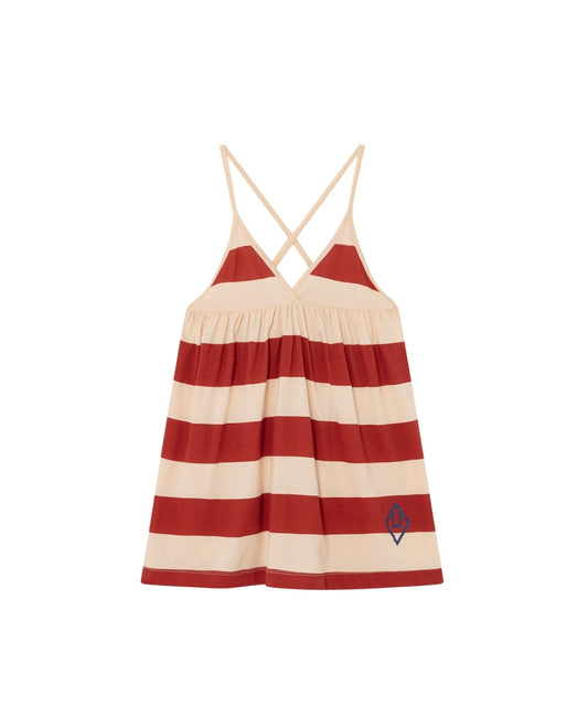 Otter dress Beige Stripes Dresses The Animals Observatory