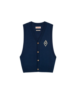 Parrot kids vest Navy Tops The Animals Observatory