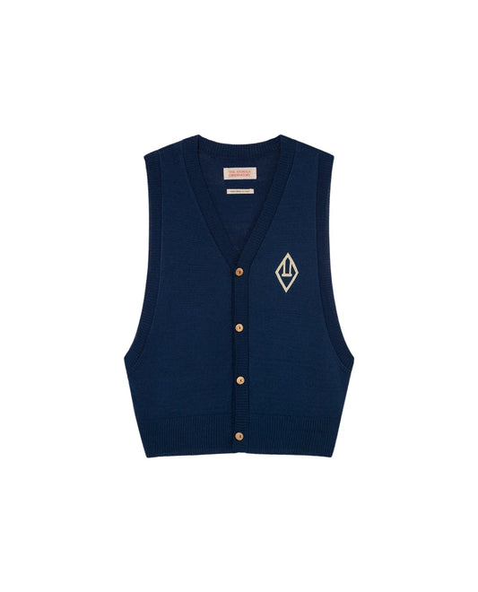 Parrot kids vest Navy Tops The Animals Observatory