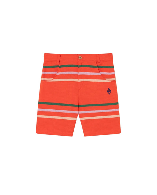 Pig kids shorts Red Stripes Shorts The Animals Observatory