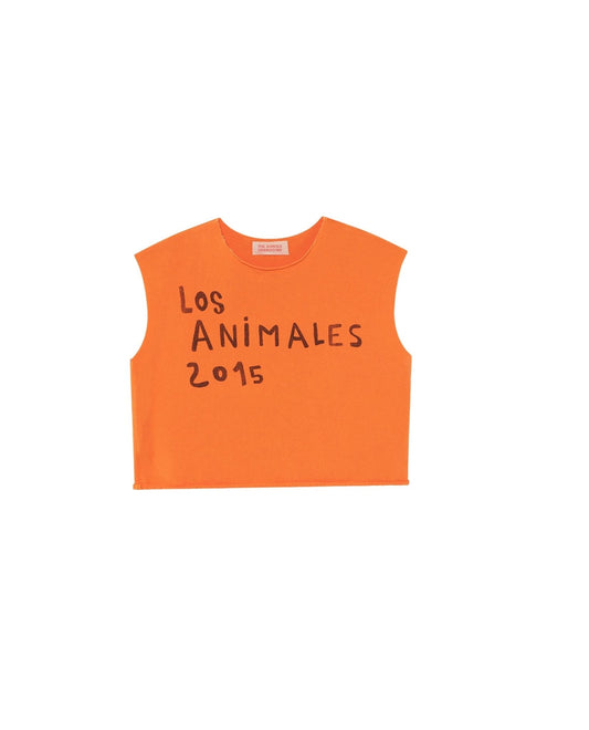 Prawn kids t-shirt Orange los animales Tops The Animals Observatory