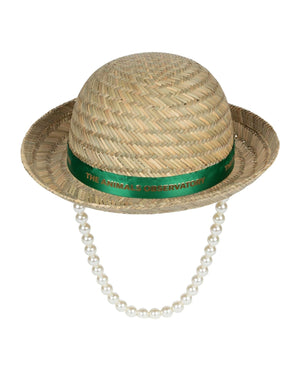 Straw Hat Green Accessories The Animals Observatory