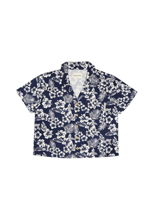 Hibiscus Boy Shirt Print Tops The New Society