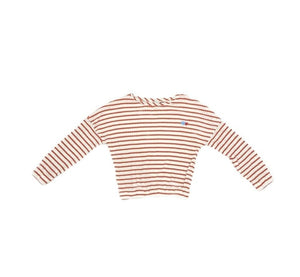 Nina Clay Stripes Sweater Tops Pinata Pum