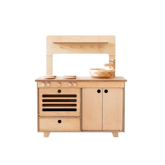 Montessori Wooden Play Kitchen Kids Room Furniture Midmini