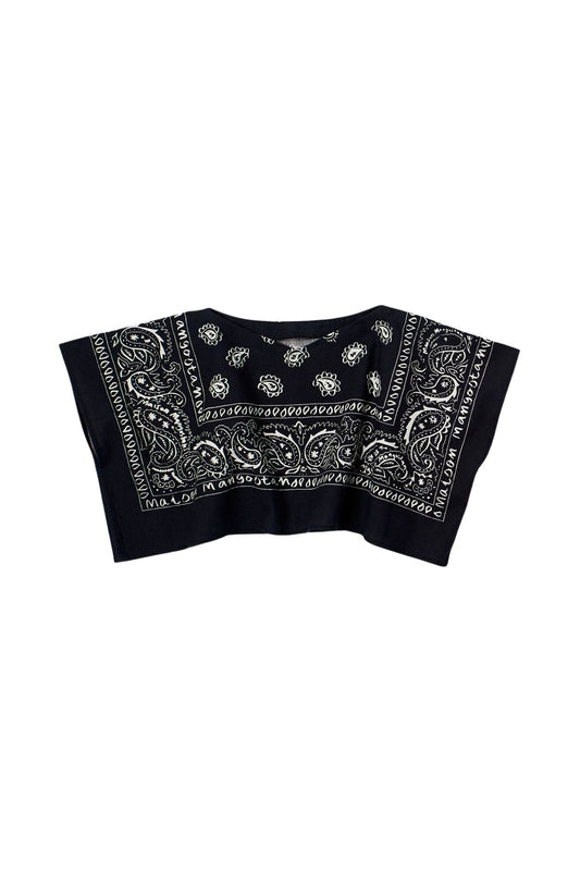 Bandana Top Black Tops Maison Mangostan
