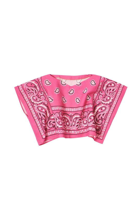 Bandana Top Pink Tops Maison Mangostan