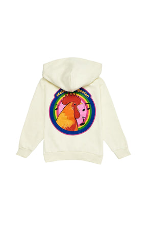 Rooster Hoodie Cloudy White Sweatshirts Maison Mangostan