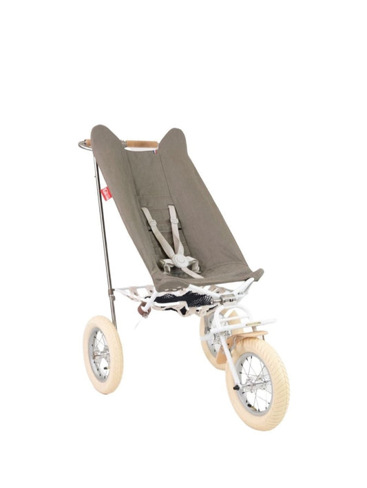 Nature stroller, White / Taupe