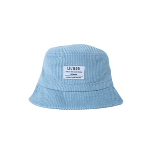 Corduroy Bucket Hat - Dusty Blue Accessories Lil' Boo