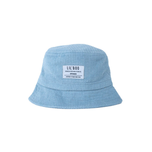 Corduroy Bucket Hat - Dusty Blue Accessories Lil' Boo