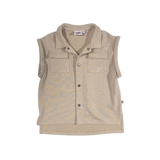 Sleeveless Worker Shirt