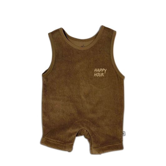 Towelling Happy Hour Onesie: Breen