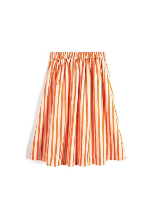Lurdes Orange Stripes Skirts Wolf & Rita