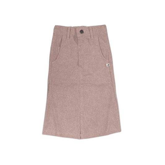 Twill Skirt: Dusty Pink