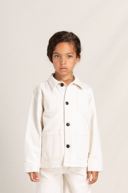 WARREN Raw Ecru - Multipocket Jacket