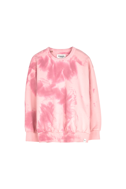 WAVE Soft Pink Tie & Dye - Loose Sweater | Women
